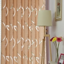 JeashCHAT Vines Leaves Tulle Sheer Curtains, 39” x 78”