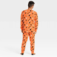 thumbnail image 2 of Hyde & EEK! Boutique Men's Halloween Family Pajama Set - Cats, Candycorn XL, 2 of 3