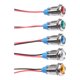 thumbnail image 1 of Luz indicadora de metal LED de 5 piezas, con accesorios de alambre para automóviles a prueba de agua 3-220V 10 mm kusrkot Luz indicadora, 1 of 8