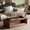 Walnut, variant on 43.3'' Rectangle Lift Top Coffee Table with Storage & Adjustable Height, Mid Century Modern Center Table Accent Tea Table or Living Room Apartment Office, Black