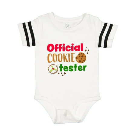 

Inktastic Official Cookie Tester Christmas Cookies Gift Baby Boy or Baby Girl Bodysuit
