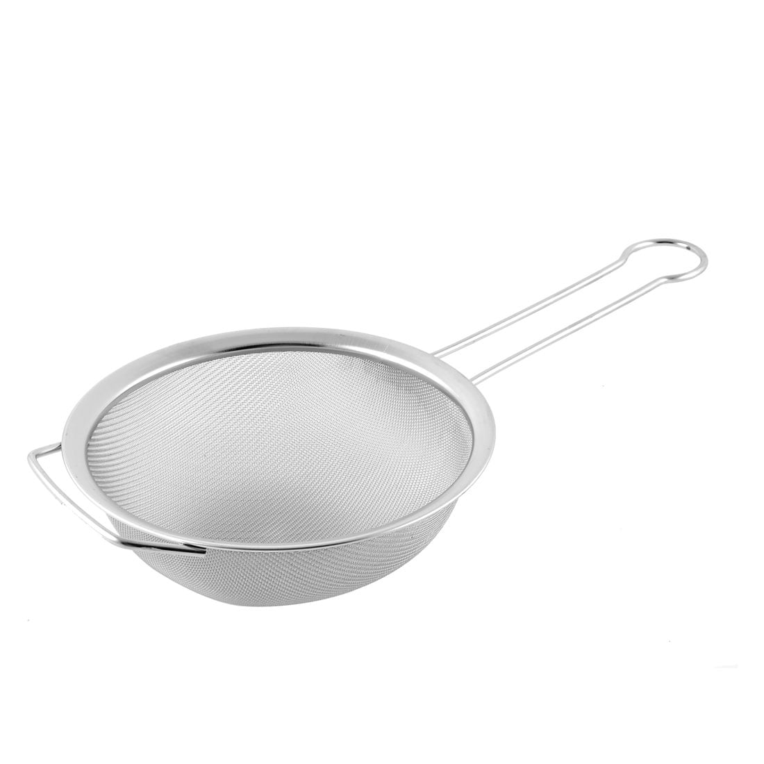 Chef Kitchen Stainless Steel Cooking Wire Mesh Strainer Silver Tone