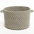 thumbnail image 1 of Rhody Rug TR62B014X010 14 x 10 in. Twin River Basket, Frosty & Multi Color, 1 of 1