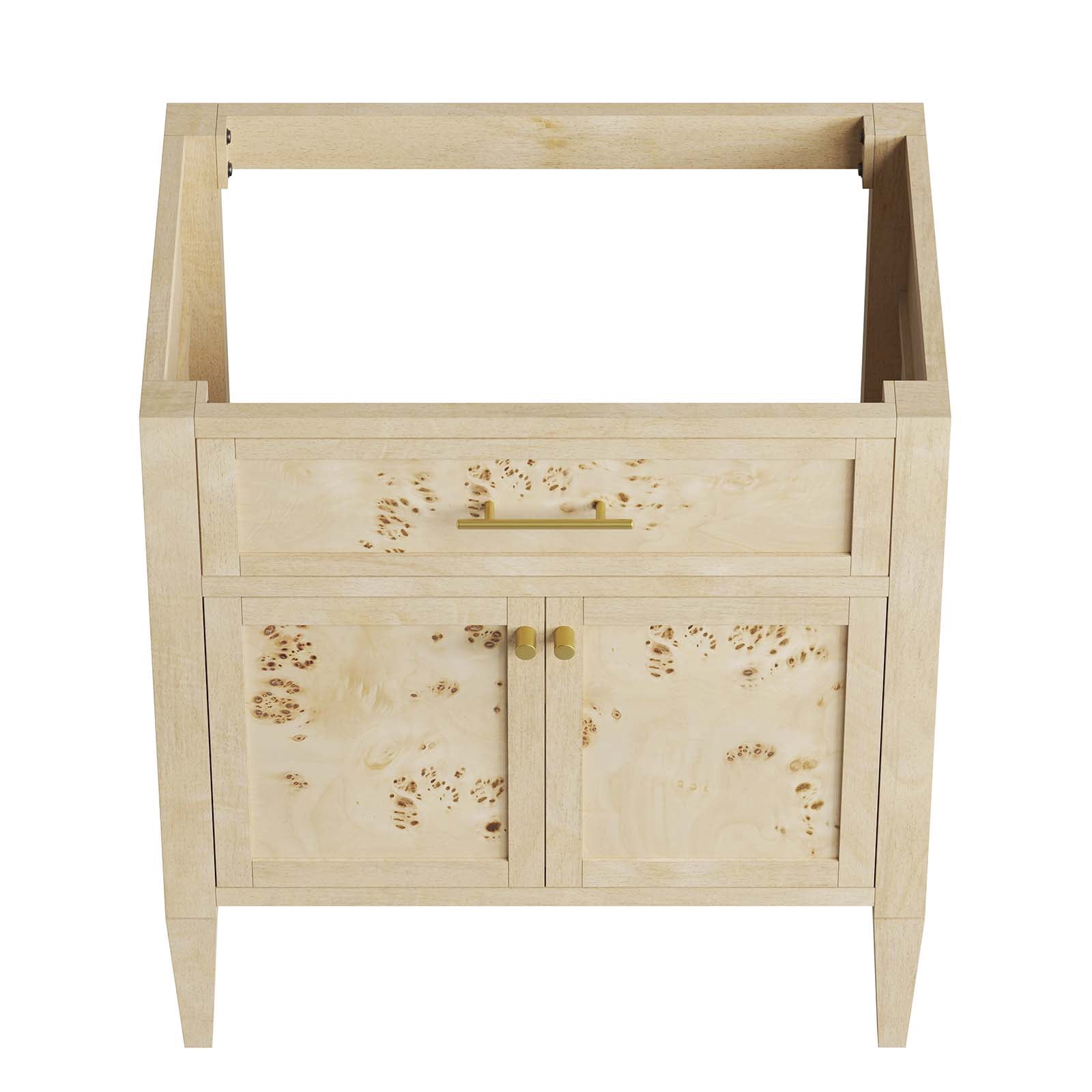 Modway Elysian 30" Bathroom Vanity Cabinet (Sink Basin Not Included) in Burgundy