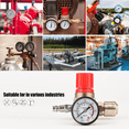 thumbnail image 4 of Regulador de presión de compresor de aire de 1/4" (válvula de cuatro vías), regulación de presión de válvula con conexión 140 psi 12 bar, 4 of 5