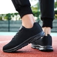 thumbnail image 2 of YLYL Men Sneakers Arch Support Breathable Mesh Lace up No Slip Comfortable Casual Workout Running Shoes, 2 of 8