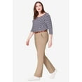 thumbnail image 2 of ellos Women's Plus Size Classic Stretch Chino - 22, New Khaki, 2 of 6
