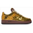 thumbnail image 4 of Louis Vuitton × Ni&ke Air Force 1 Virgil Abloh Gold 1A9VG3 Men's Size, 4 of 6
