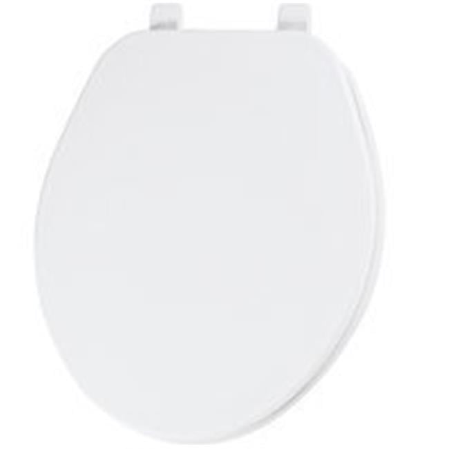 Round Plastic Toilet Seat, White - Walmart.com - Walmart.com