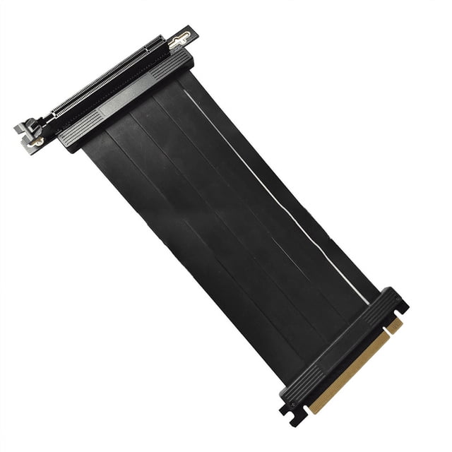 Câble Rehausseur PCIE 4.0 16X Vitesse Complète Extension de Carte Graphique Port Express GPU Rallonge, 90 Degrés 10cm