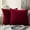 Wine Red, variant on Cterwk Super Soft Velvet Square Throw Pillow Covers Decorative Cushion Cover for Bed Couch Sofa, 16x16inch, Set of 2