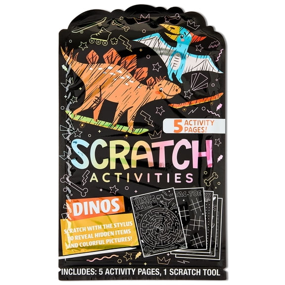 Dino Scratch Activities Party Favor, Easter by Way To Celebrate