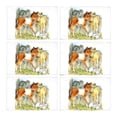 thumbnail image 2 of MKHERT Cute Watercolor Horse and Cat Pet Animal On Farm Placemats Table Mats for Dining Room Kitchen Table Decoration 12x18 inch,Set of 6, 2 of 4