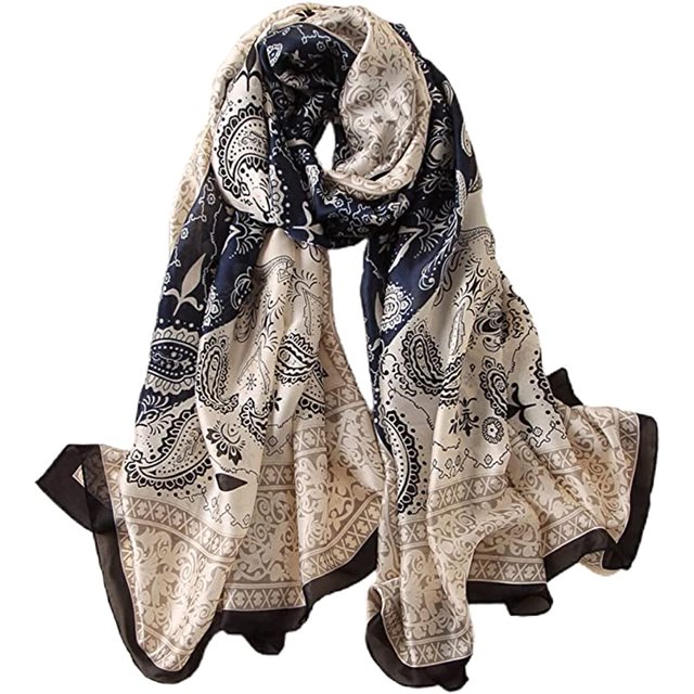 Pañuelos de seda para mujer, pañuelo de seda ligero, pañuelo de seda, pañuelo para el cuello, regalo de tela para mujer JFHHH pequeña
