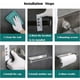 thumbnail image 5 of Kit de montaje, tubo de nailon, mayor poder de unión, soporte para toallas de papel de acero inoxidable 304, duradero, resistente a los arañazos, para cocina, baño, armario, dormitorio, diseño que, 5 of 5