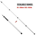 thumbnail image 7 of Tent Thicken Aluminum Alloy Tent Pole Adjustable Tent Support Rods Beach Shelter Tarp Awning Pole Replacement Poles Accessories For Camping Hiking Backpacking Tent, 7 of 7