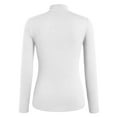 thumbnail image 5 of zbxnLI Long Sleeve Shirts for Women Mock Turtleneck Basic Tee Shirt Pleated Casual Fall Winter Tunic Tops, 5 of 6