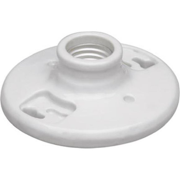 Porte-lampe Incandescent en Porcelaine 272CC18 660W&44; Blanc