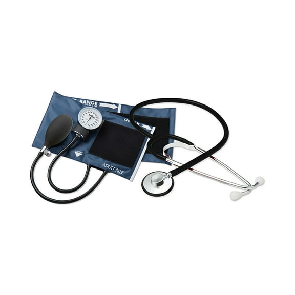 McKesson Aneroid Sphygmomanometer Blood Pressure Combo Kit, Sprague Rappaport Stethoscope, 1 Ct