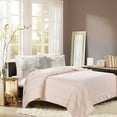 thumbnail image 4 of Chanasya Faux Fur Bed Blanket | Super Soft Fuzzy Light Weight Luxurious Cozy Warm Fluffy Plush hypoallergenic Throw Blanket for Bed Couch Chair Fall Winter Spring Living Room ( Twin ) - Ivory, 4 of 9