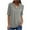 Gray-572, variant on Seasonal Savings, Women's Summer Long Sleeve Zip Casual Tunic V-neck Rollable Blouse Tops, Stylish, Comfortable for Everyday Wear | Sopatenor, Yellow 2XL