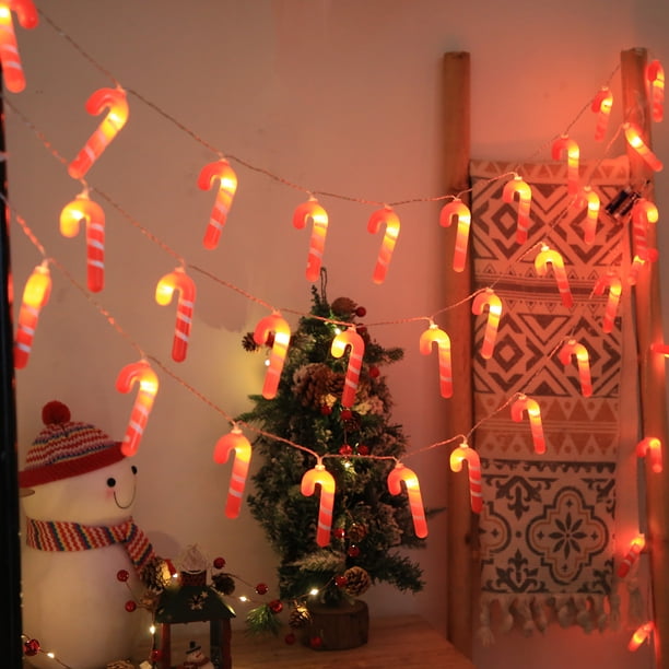 Bonita Cadena De Luces LED Con Diseño De Gato Blanco, Funciona Con Pilas, Luz Nocturna Para Interior Y Exterior, Halloween, Navidad, Acción De Gracias, Casa, Niños, Dormitorio, Decoración (gato