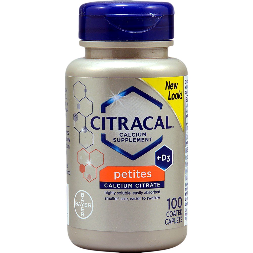 Citracal Petites Tablets With Vitamin D 100 Tablets (Pack of 4