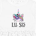 thumbnail image 4 of Inktastic Little Sister Unicorn Lil Sis Girls Toddler Dress, 4 of 5
