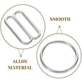 thumbnail image 5 of Masteelf 60 Pairs Adjustable Bra Strap Hooks 8-Shaped Zinc Alloy Buckles Lingerie Strap Adjusters Bra Clips Replacement Bra Strap Hooks for Sewing, 5 of 8