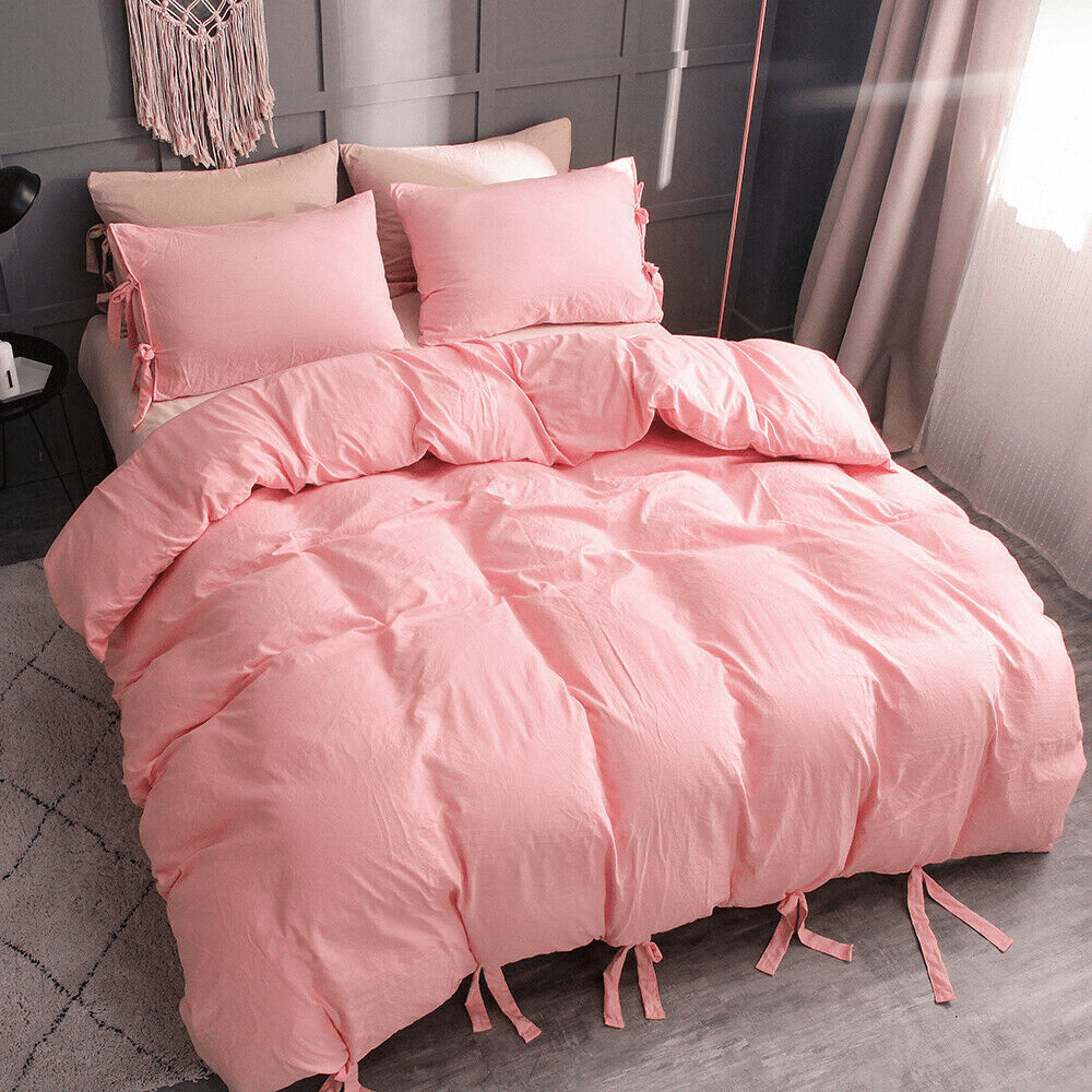 3 Pieces Bedding Ultra Soft Duvet Cover Set, Microfiber Quilt Comforter