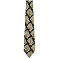 thumbnail image 1 of BuyYourTies - Mens Novelty Saxophone Necktie - Black Gold, 1 of 1