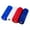 Robbin Blue/White/Red/Navy, variant on Poly Deco Mesh 10 inch x 10 Yards Each Roll, Metallic Foil Mesh Robbin Red/White Set for Festival Wreaths, Swags, Craft, Party and Decorating Supplies - 4 Rolls