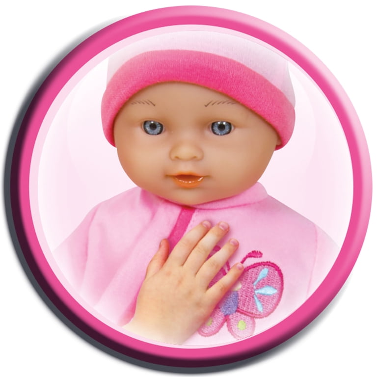 Lissi 11-Inch Talking Baby Doll, Pink Butterfly Outfit photo 3