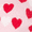 Hearts, variant on Celebrity Pink Cardigan Sweater, Women's and Women's Plus