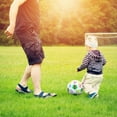 thumbnail image 3 of Paquete de 4 balones de fútbol para niños, tamaño 2, juguetes de fútbol para deportes al aire libre para niños pequeños 1 2 3 4 con patrones de alfabeto de números de animales, lindos juguetes de, 3 of 5