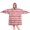 Red Christmas Pattern, variant on Wearable Oversized Blanket,Red Christmas Folk Pattern Wearable Blanket Hoodie for Adults,Cozy Hooded Blankets with Super Pockets,Super Warm Fuzzy Pullover for Women & Men