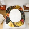 thumbnail image 5 of Feelyou Wildlife Cheetah Teens Bed Sheets, Tropic Palm Flower King Sheets, 4pcs, 5 of 7
