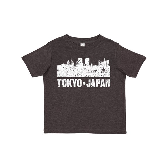 Inktastic Tokyo Japan City Skyline with Grunge Boys or Girls Toddler T-Shirt