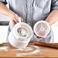 thumbnail image 4 of TIMIFIS Plastic Purifier Flour Sieves,Flour Sieves, Handheld Battery Operated Stainless Steel Mesh Shaker, Cup Shape Powder Shaker Strainer Kitchen Cooking Baking Cake Tools Kitchen Gadgets, 4 of 8
