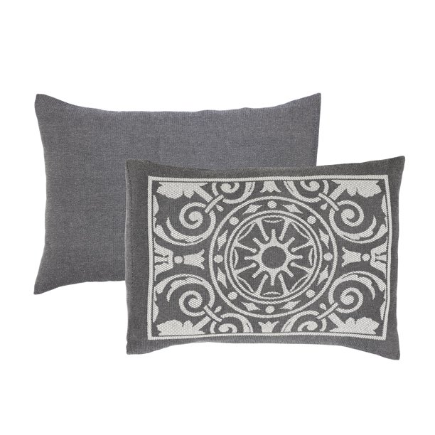 Superior Traditional, Farmhouse, Bohemian Charcoal Medallion, Geometric