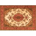 thumbnail image 1 of Ahgly Company Indoor Rectangle Medallion Orange Traditional Area Rugs, 2' x 4', 1 of 1