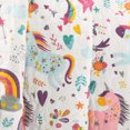 thumbnail image 3 of Lush Decor Unicorn Heart Kids Animal Print Polyester Reversible Throw, 60" x 50", White/Multi, Single, 3 of 5