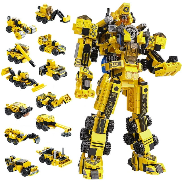 Bloques de construcción Sciencow Robot 25 en 1 para niños de 6 a 14 años