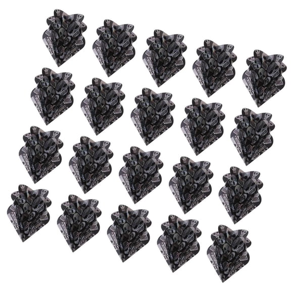 Guardoinrt 20 Pcs Fléchettes d'Aile de Queue en Plastique pour Vols Professionnels, Protecteurs pour Animaux de Compagnie Durables Type J