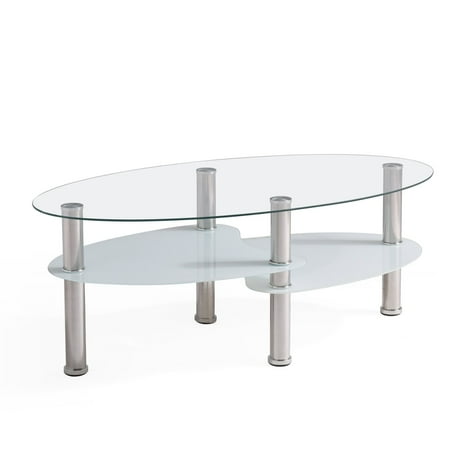 Coffee Table Clear - Hodedah Import