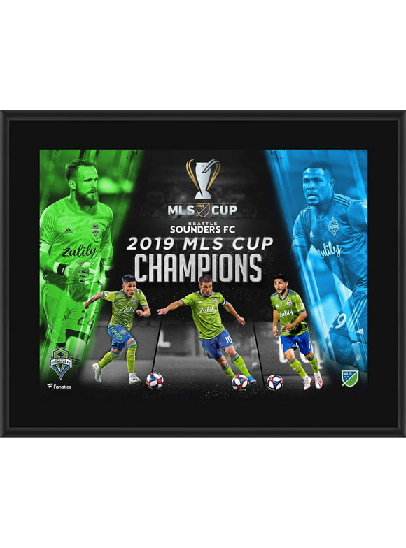 Seattle Sounders FC 2019 MLS Cup Champions 10.5" x 13" Sublimated Plaque