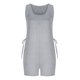 thumbnail image 2 of Sexy Rompers para las Mujeres de Verano sin Mangas Tanque Sudadera con Bolsillos Laterales, Cuello en V Color Sólido Romper Casual para Uso Diario Y de Fiesta, 2 of 6