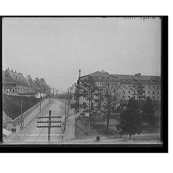 Historic Print, The Eastman Hotel, Hot Springs, Ark., 16" x 20"