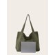 thumbnail image 3 of Bolso tote de pana para mujer, bolsos casuales bolso de hombro de gran capacidad con JAMW Sencillez, 3 of 5