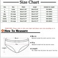 thumbnail image 2 of Plus Size Panties for Women Tbopshirt Womens Panties Briefs,FashionSolid Briefs Comfortable CottonHigh Waist Underwear Panties,Women's Hipsters Underwear, 2 of 3